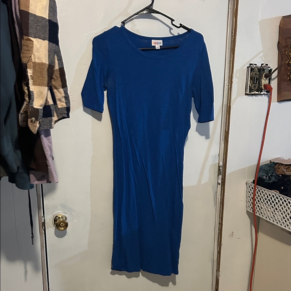 LuLaRoe Blue Maxi Dress